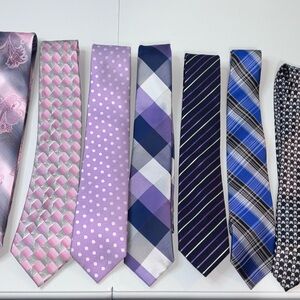 Elegant Purple and Pink Tie lot